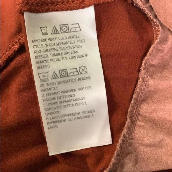 LOGO‎ QVC BRICK combo blouse size L - Picture 5 of 7